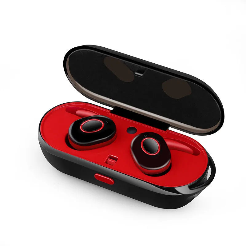 CSR Air-TWS Bluetooth wireless earphones in black, green, red, and white colours with in-ear sports design