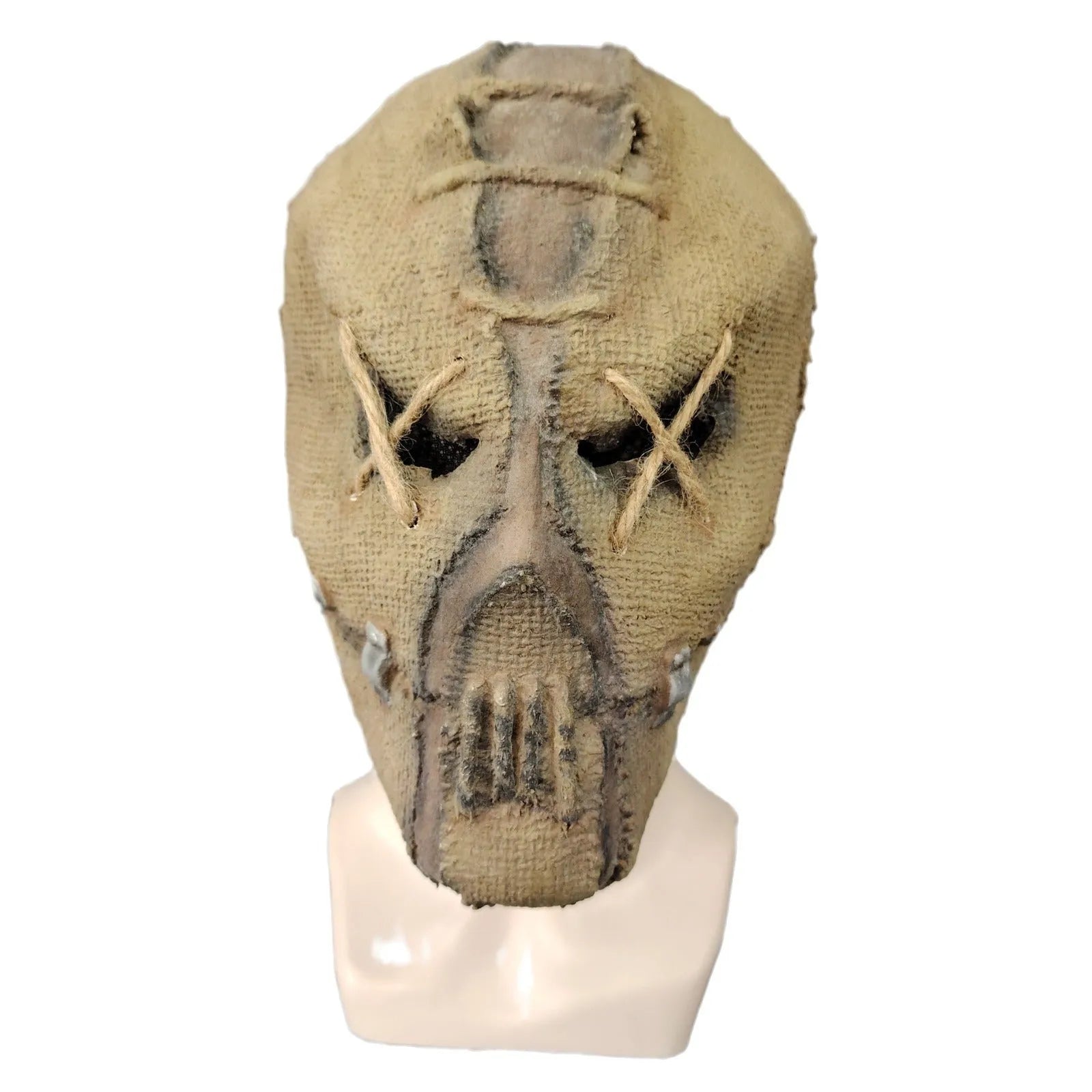 Scar skull horror latex mask head cover for Halloween and costume DIY