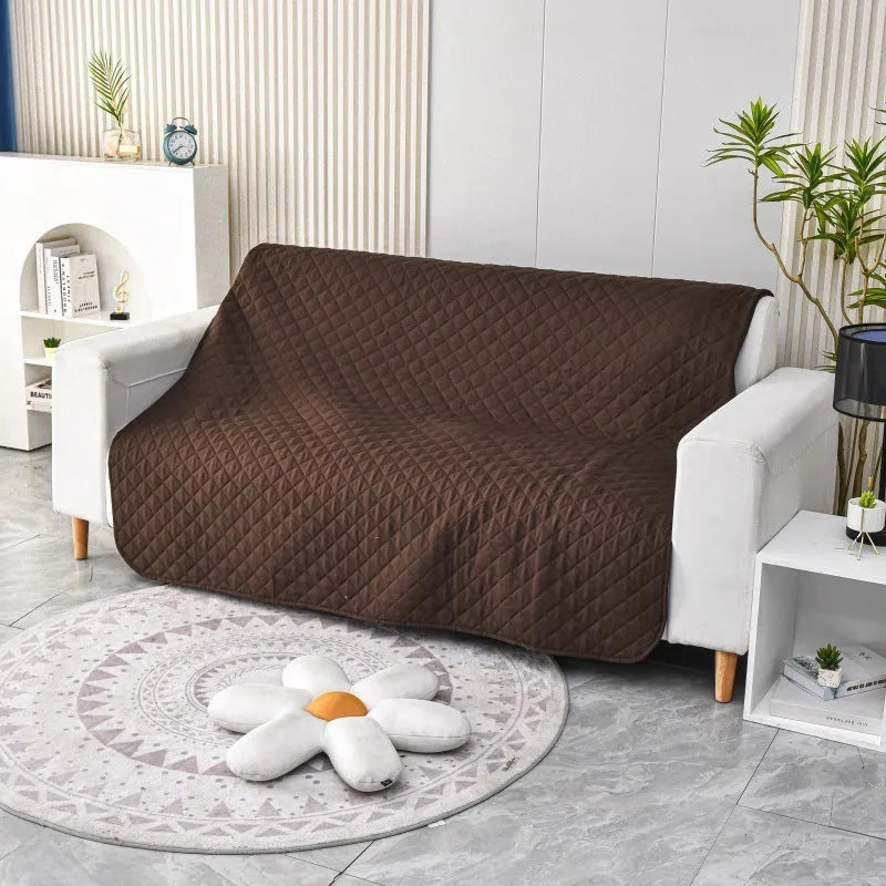 Reversible waterproof dog blanket sofa cover in multiple colours and sizes for furniture protection