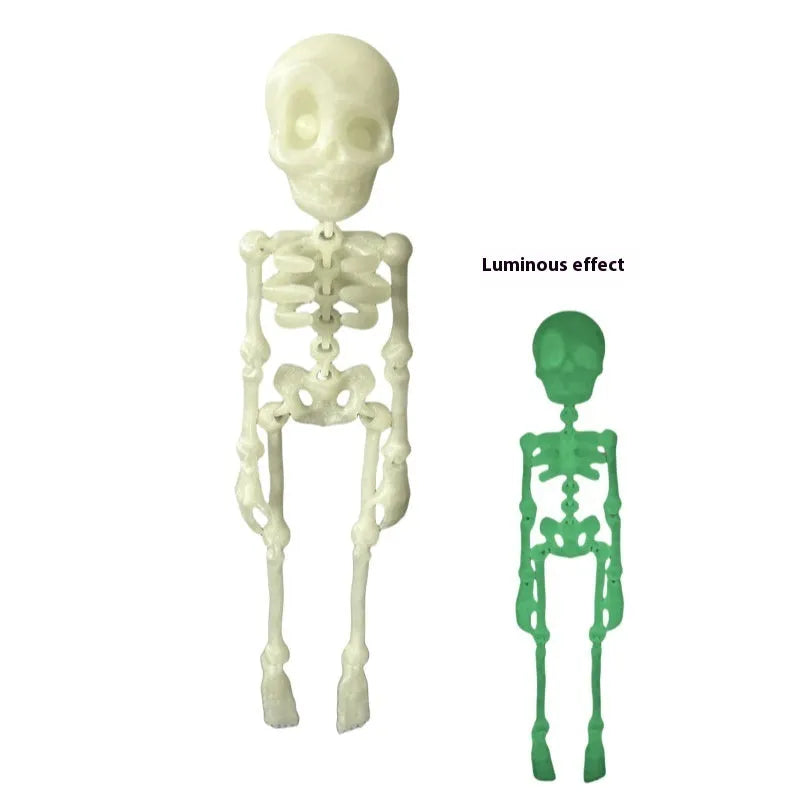 3D printed skull refrigerator magnet Halloween decoration in multiple colour options