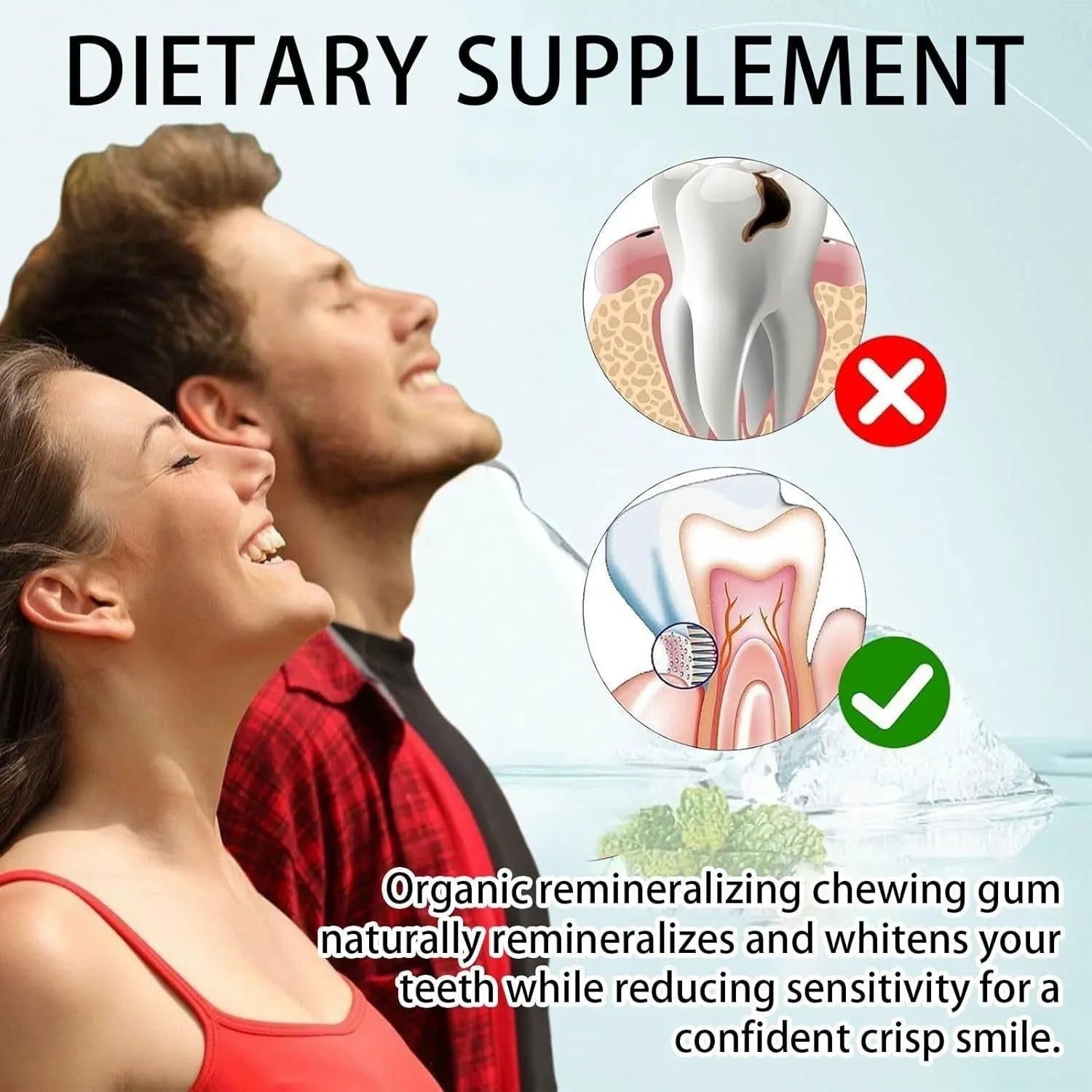 Box of 18 frankincense mint dietary supplement capsules with vegetarian capsules