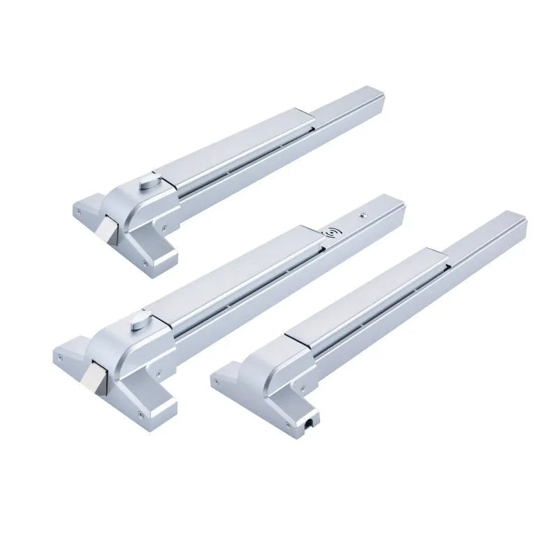 Stainless steel fireproof door push lock with external handle for 65cm single door