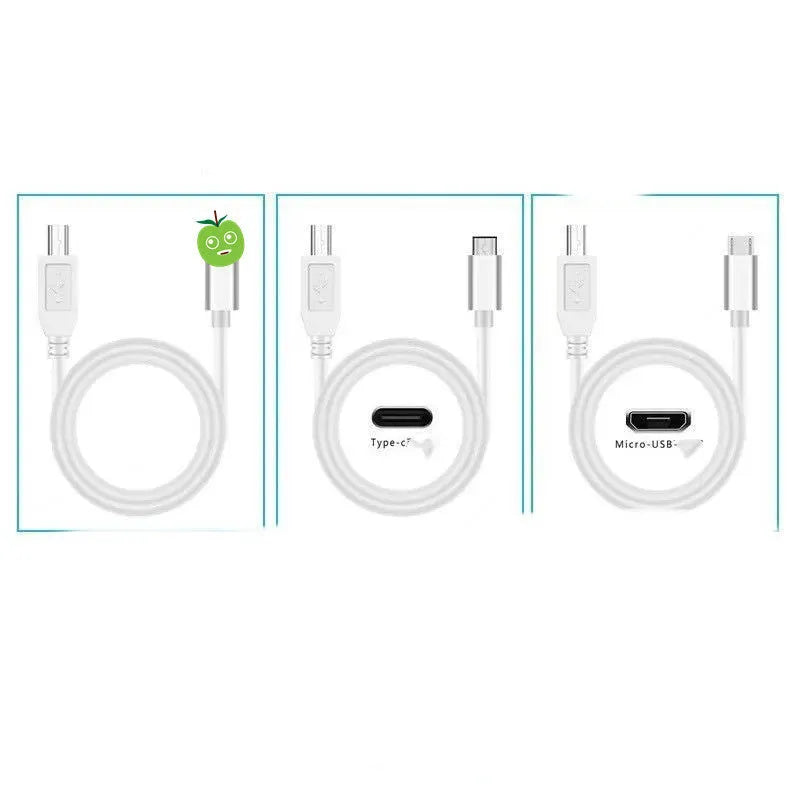 Three-in-one instrument data cable with USB and multiple interfaces, 1 metre length, single head connector.