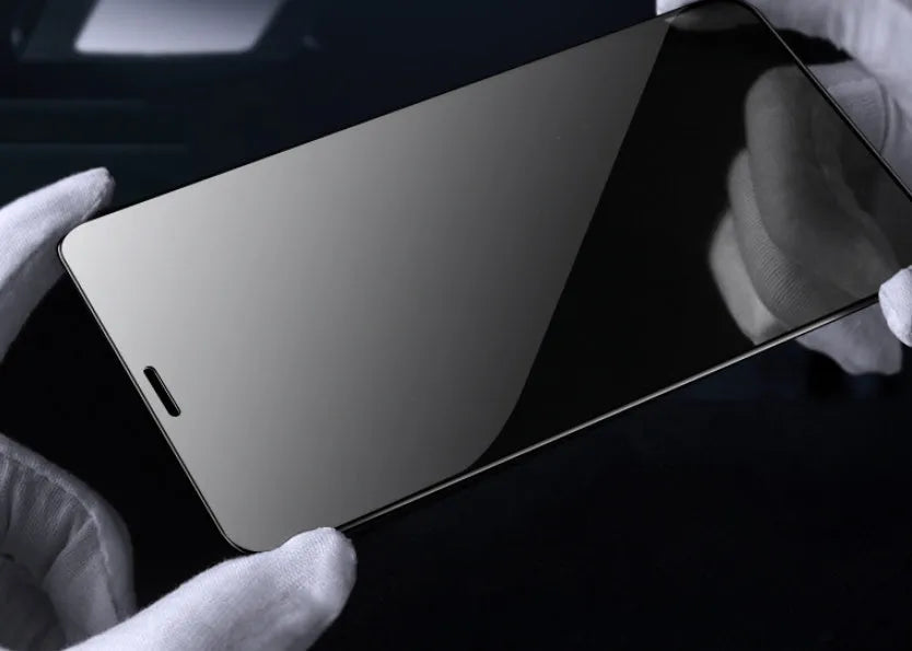 Samsung Galaxy tempered glass screen protector with full edge coverage and camera cutouts