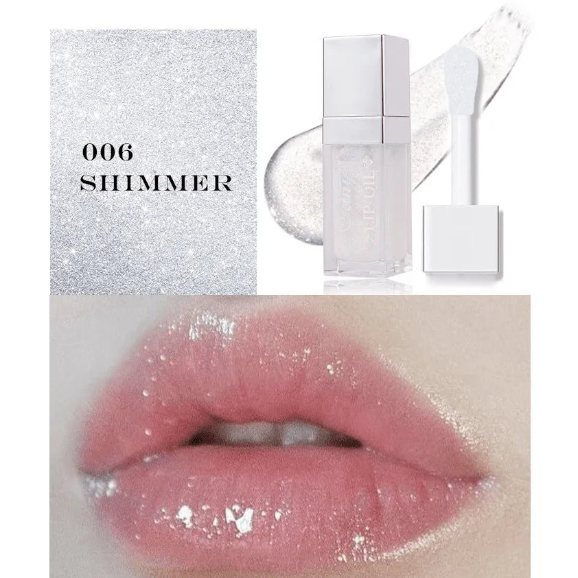 Set of five mint lipstick lip gloss tubes in shades 001, 006, 007, 012, and 015.