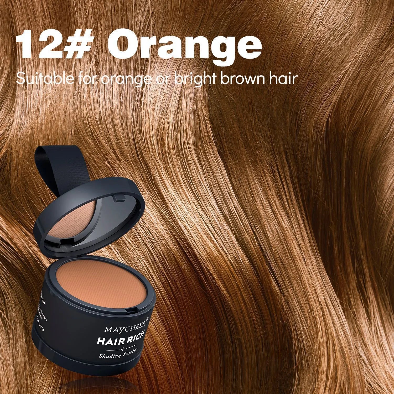 Hairline sculpting contour powder in plastic compact with dual-use brow and hairline fill, 4g net content
