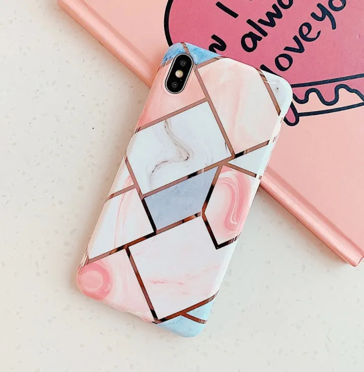 Silicone gel mobile phone shell case for iPhone in Style C design on a white background.