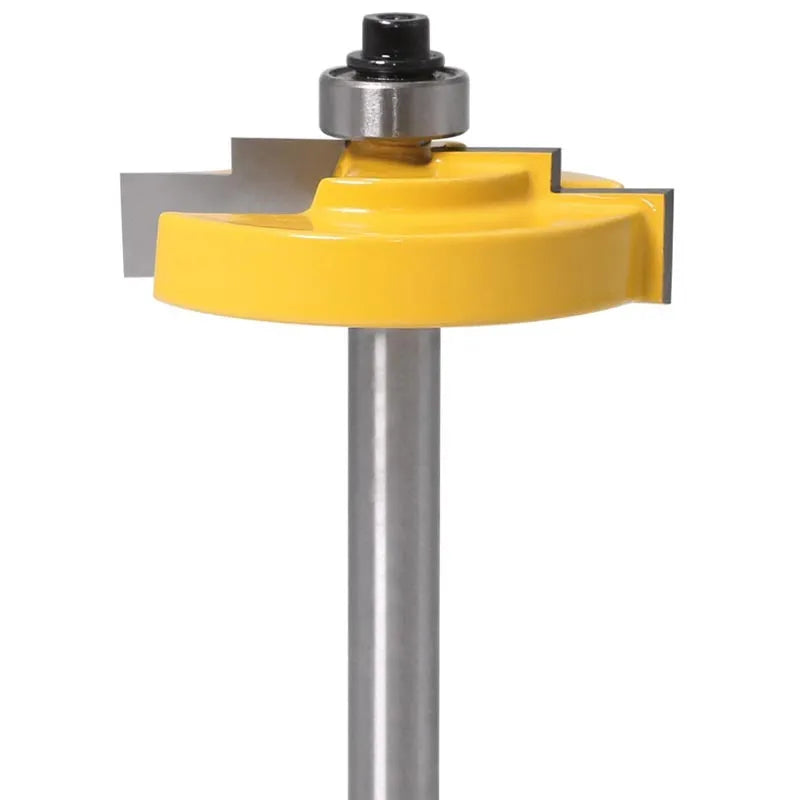 Carbide-tipped door and window step knife router cutter with 8mm round shank