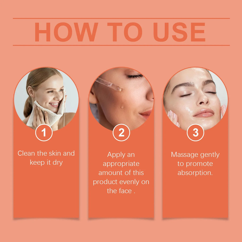 Moisturizing Skin Color Facial Liquid 30ml bottle with honey and ginseng extract for daily hydration