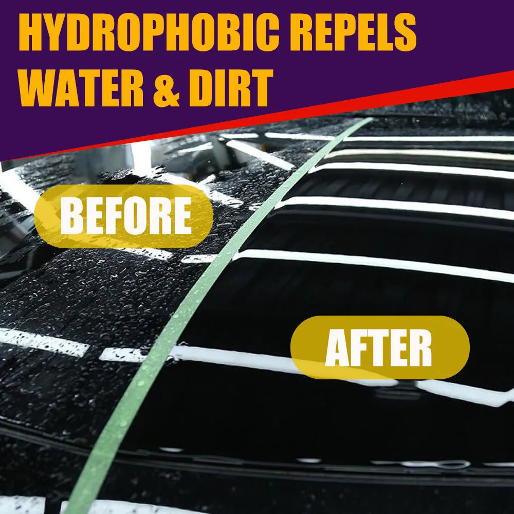 Purple automobile nano coating spray bottle for car protection with hand spray application