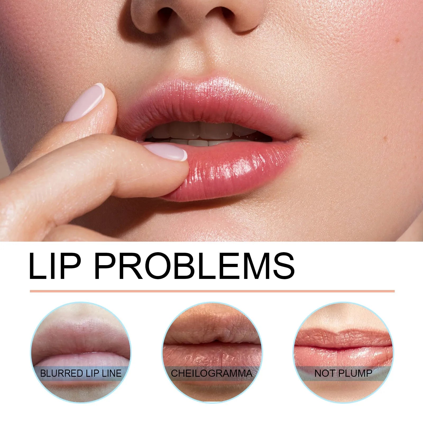 Dark brown waterproof long lasting lip liner pen with smooth tip for lip contouring