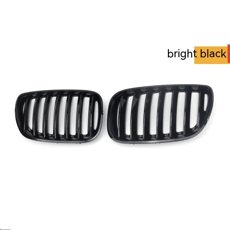 Bright Black ABS plastic front centre grille set for BMW X5 E53 2000-2003 model
