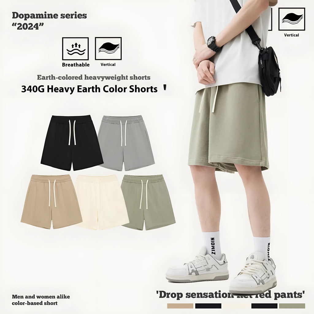 Cotton denim shorts for babies and toddlers in loose-fit casual style with five colour options