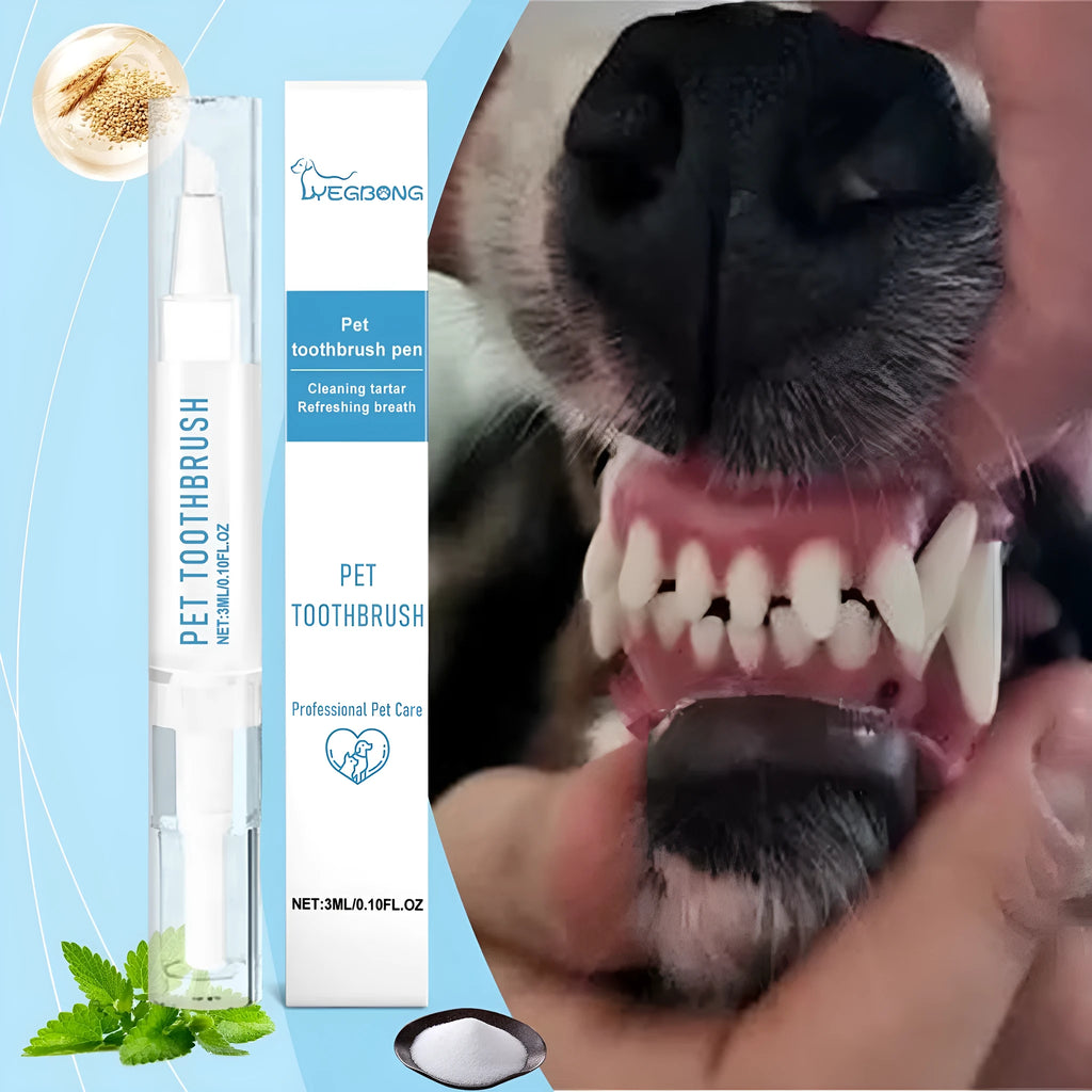Soft Breath Care Pet Toothbrush Pen 3ml applicator for cat and dog dental hygiene