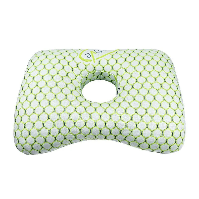 Adult single hole ear pillow for beauty salon procedures with detachable cover options