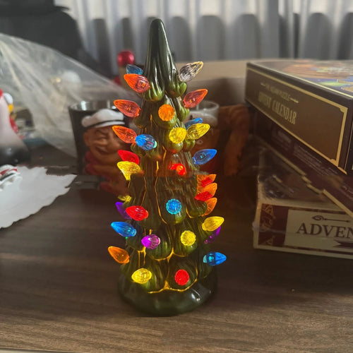 European-style Christmas tree decoration lights in warm white and coloured options