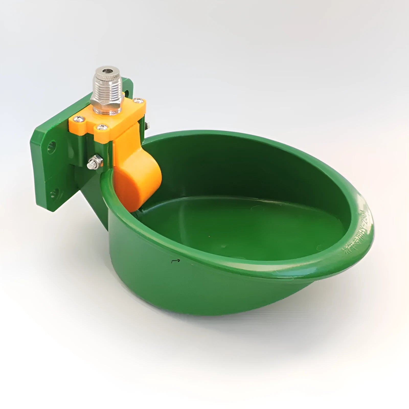 Green engineering plastic sheep drinking bowl for farm watering
