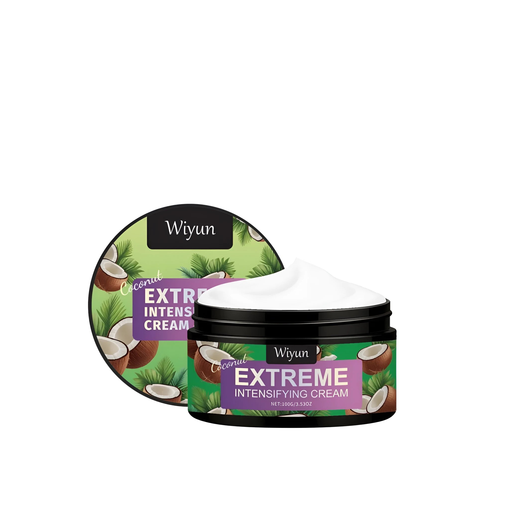 Coconut Extreme Intensifying Cream hair styling gel in caramel colour