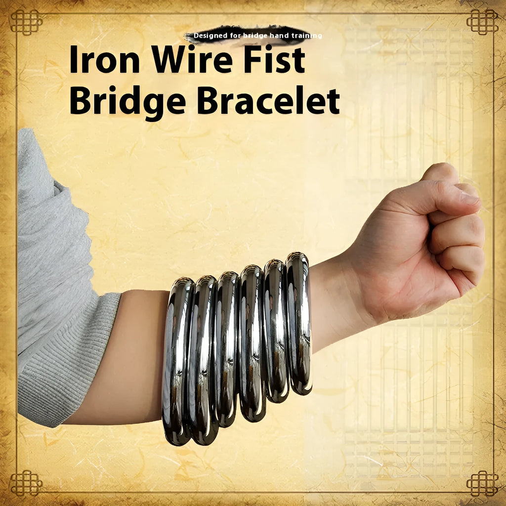 Wing Chun Iron Arm Steel Training Ring in three sizes with electroplated finish