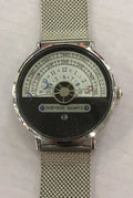 Men's M-1288 quartz sports watch with 40mm dial and alloy case in gold or silver colours