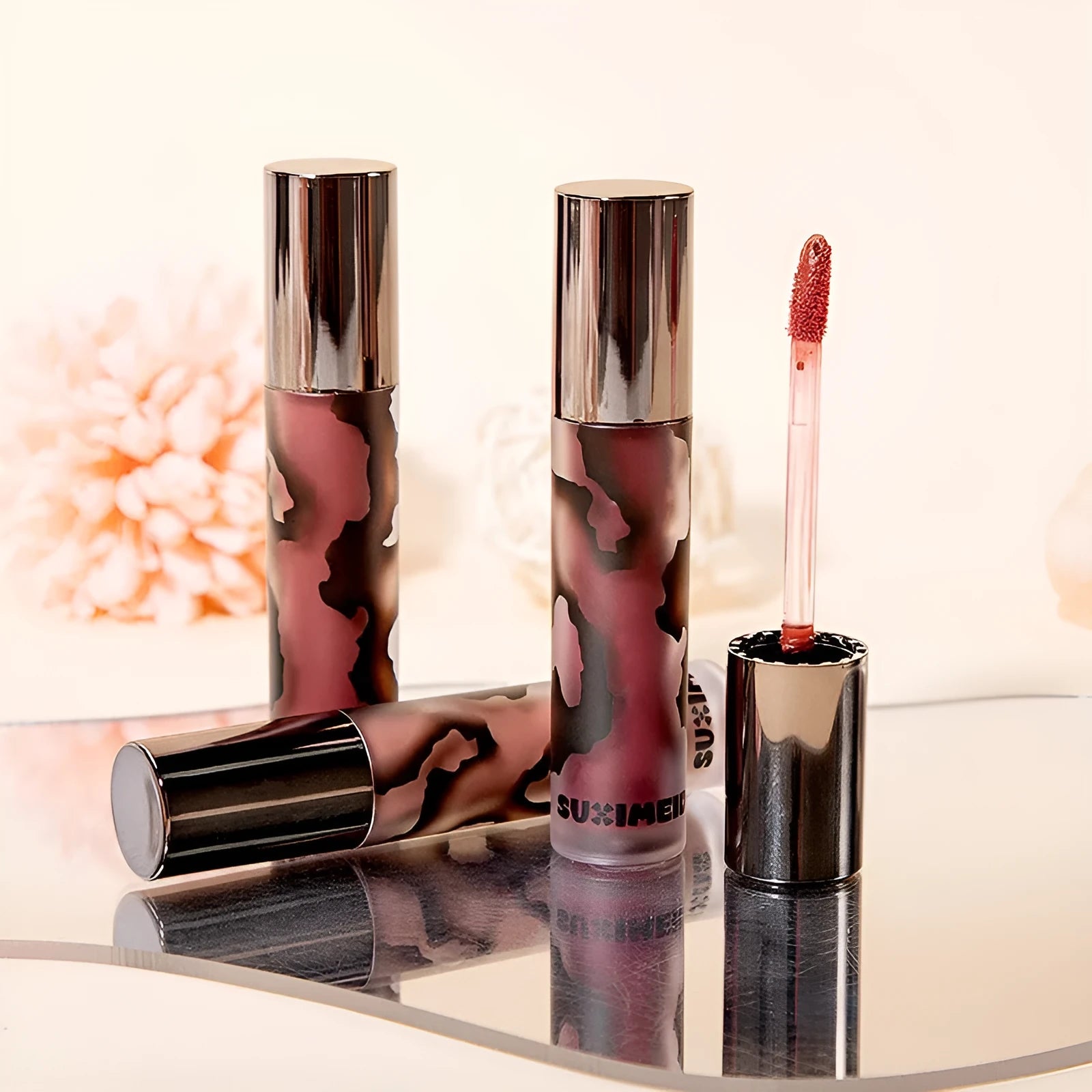 Lava Secret Matte Lip Mud Lipstick in white formula with five colour options