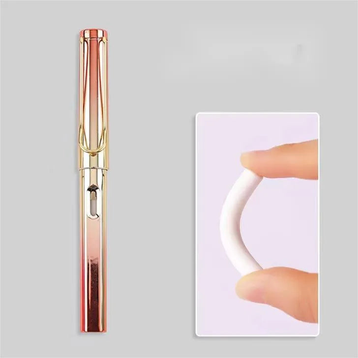 Portable eternal pencil HB gold blue colour with plastic body and copper tip