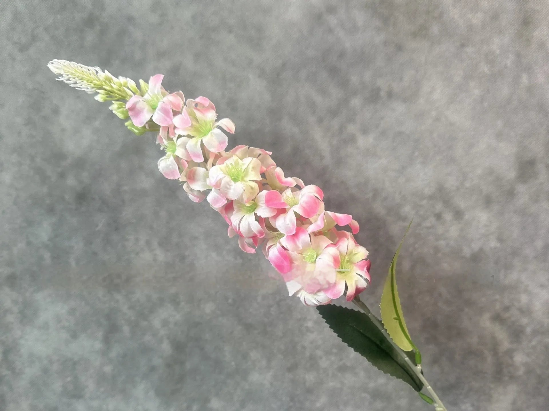 Artificial silk antirrhinum hyacinth stem 72cm, flower part 25cm, multiple colour options for decoration