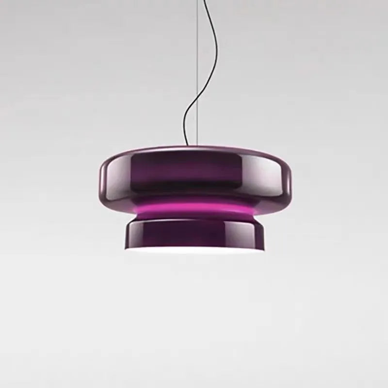 Modern glass ceiling chandelier with four colour options for restaurant and bedroom lighting