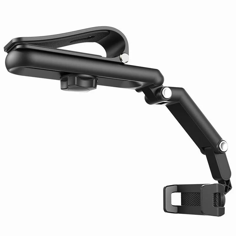 Car multi-purpose mobile phone holder desktop bracket in black with temperature-resistant ABS and nano PU for 4.0-7.0 inch smartphones