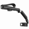 Car multi-purpose mobile phone holder desktop bracket in black with temperature-resistant ABS and nano PU for 4.0-7.0 inch smartphones
