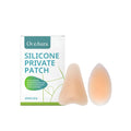 Silicone privacy invisible sticker set showing droplet and Y-shaped transparent designs for device camera and microphone coverage
