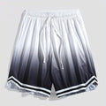 Men's gradient colour loose cropped pants in polyester fabric for casual wear