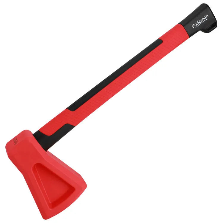 Red plastic home fitness axe muscle trainer for strength workouts