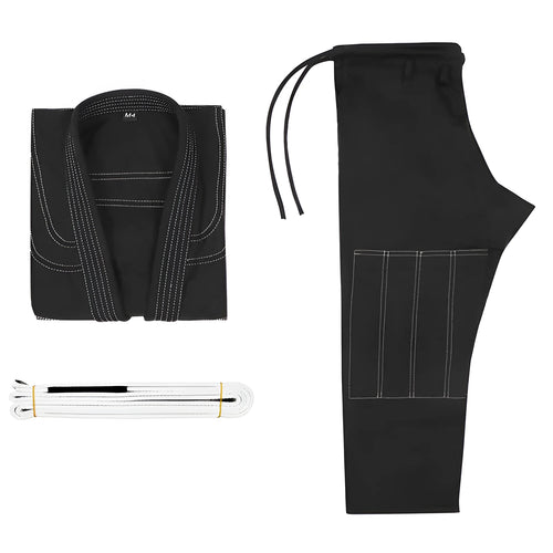 Brazilian Jiu-Jitsu Gi uniform set in cotton blend fabric for martial arts training
