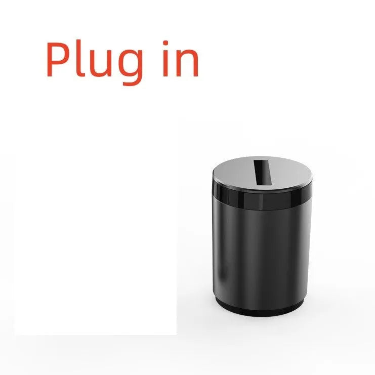 Intelligent induction ashtray with automatic opening, aluminium alloy construction, grey colour