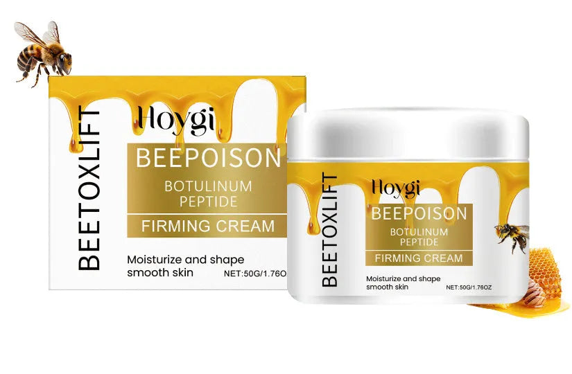 Tightening and anti-wrinkle cream with bee venom and collagen in a 50g jar