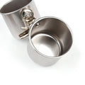 Stainless steel birdcage outdoor feeder in natural colour, small medium and large sizes