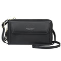 Red PU leather ladies messenger bag with diagonal strap and zipper closure