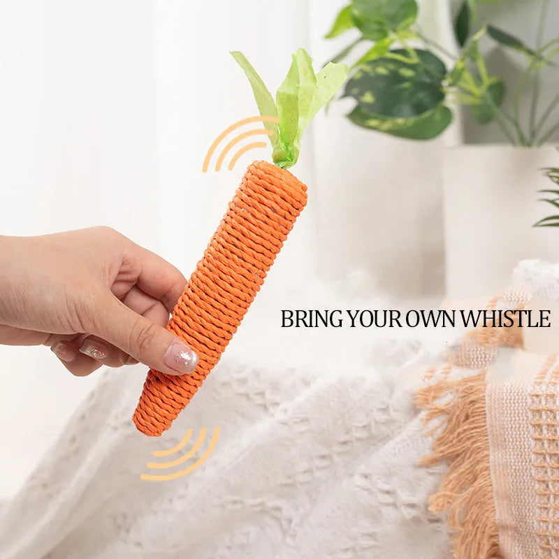 Assorted cat toys bundle showing carrot bites, ringing stones, sticks, and dental aids in two size options