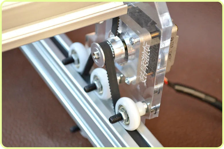 Miniature laser engraving machine with 3000mW power output and 400×300mm base plate