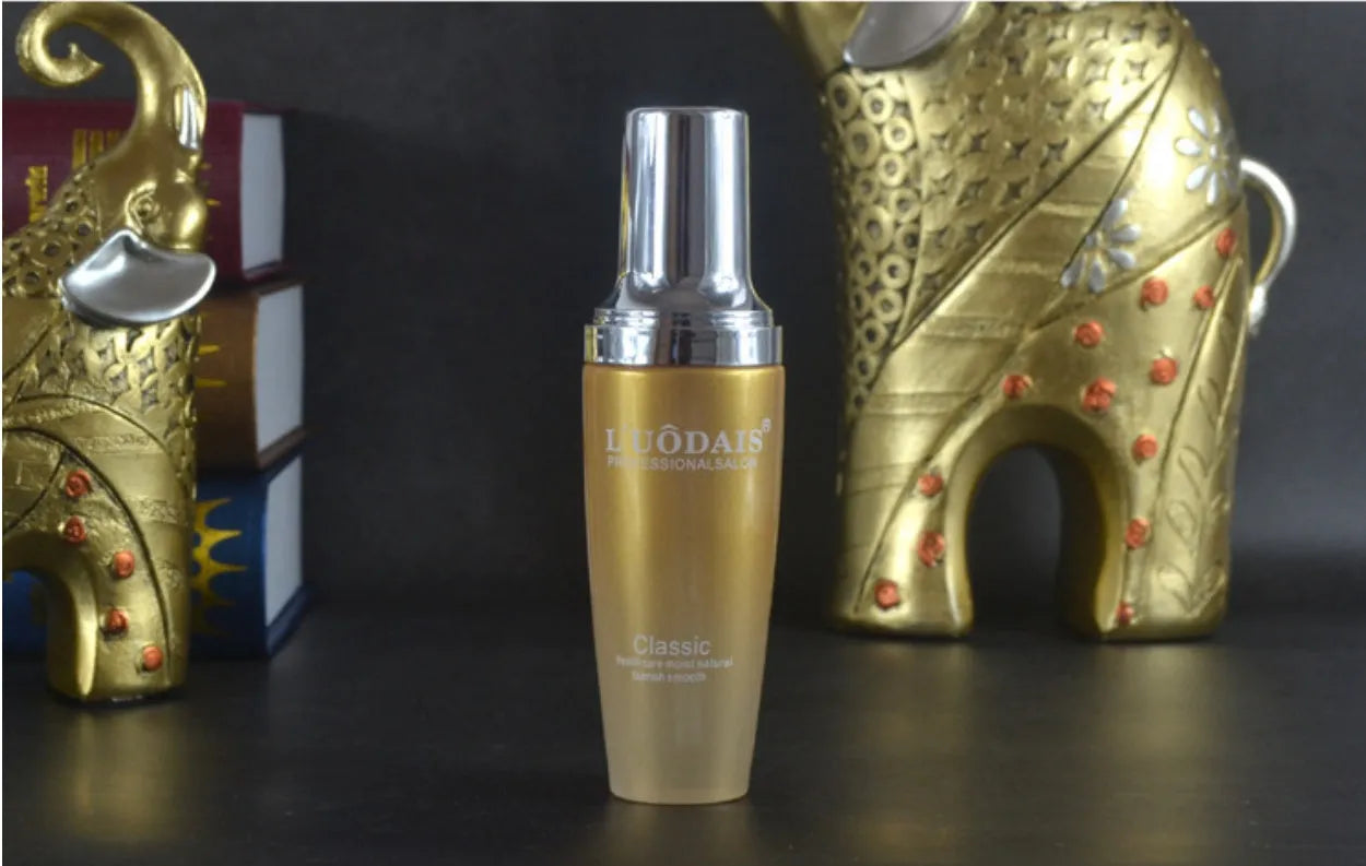 80ml argan oil hair serum in black bottle with heat protectant for dry damaged hair