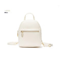 Soft PU large capacity mini backpack in multiple colours with inner phone pocket