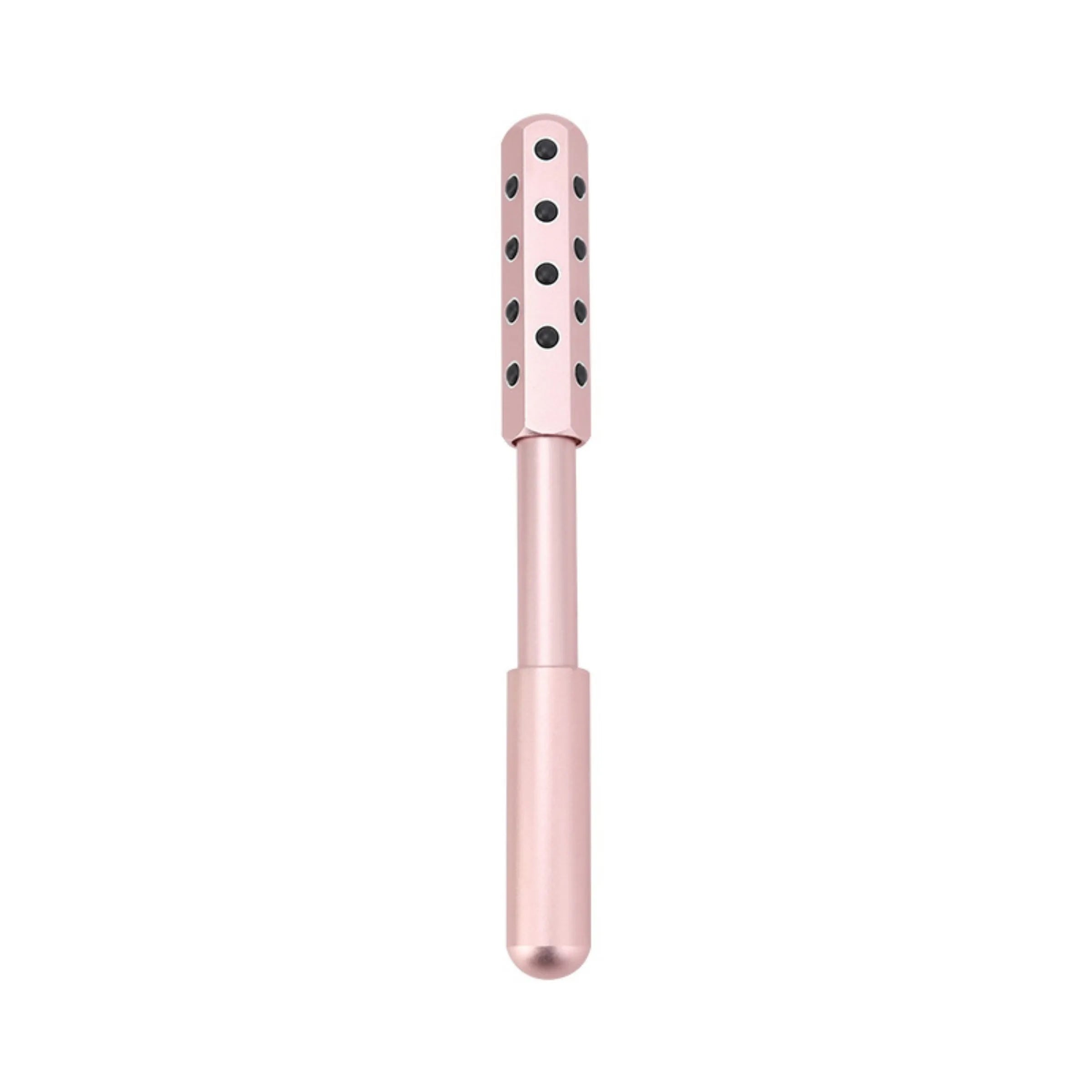 Germanium particles roller beauty massage instrument in purple colour with 24 ball rollers
