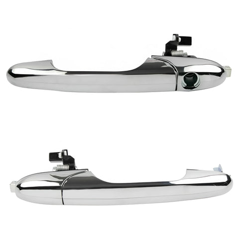 Fiat 500 car door handle replacement in black ABS plastic measuring 16.2cm long