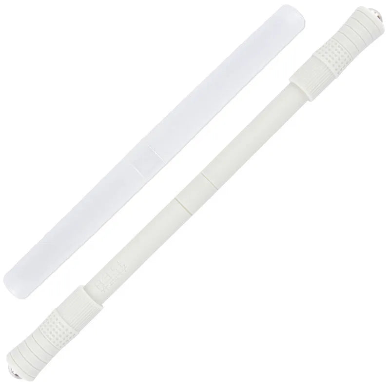 Student spring pen in black with storage tube for finger balance training