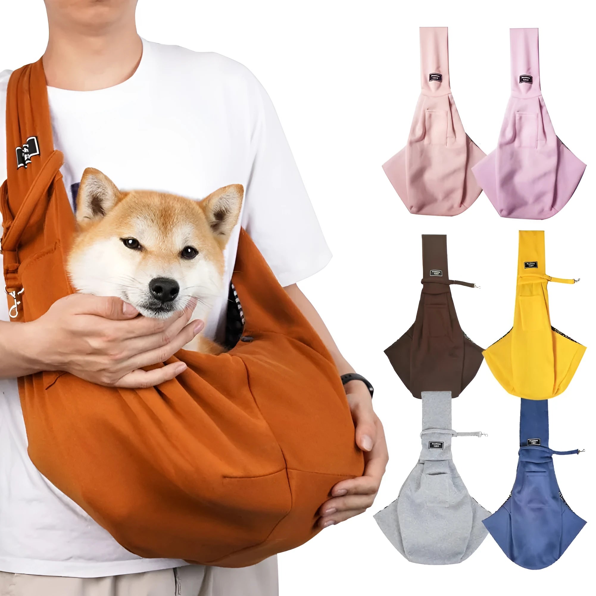 Folding large capacity cat backpack carrier with breathable mesh panels in multiple colour options