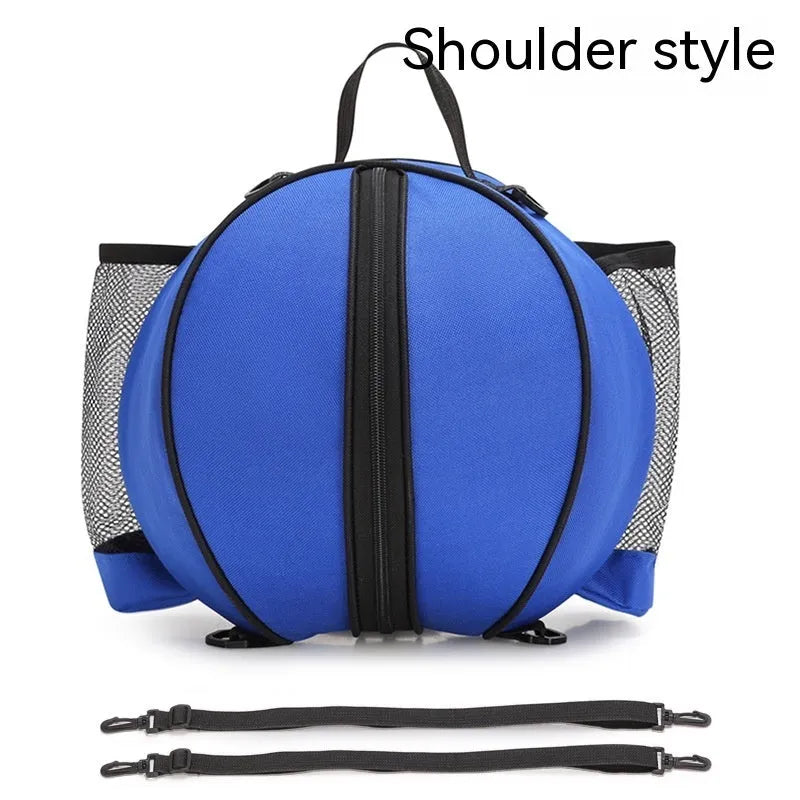 Oxford cloth basketball training bag with 9L capacity showing colour options