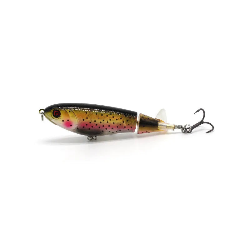7.5cm artificial fishing bait for road fishing with soft plastic construction and multiple colour options