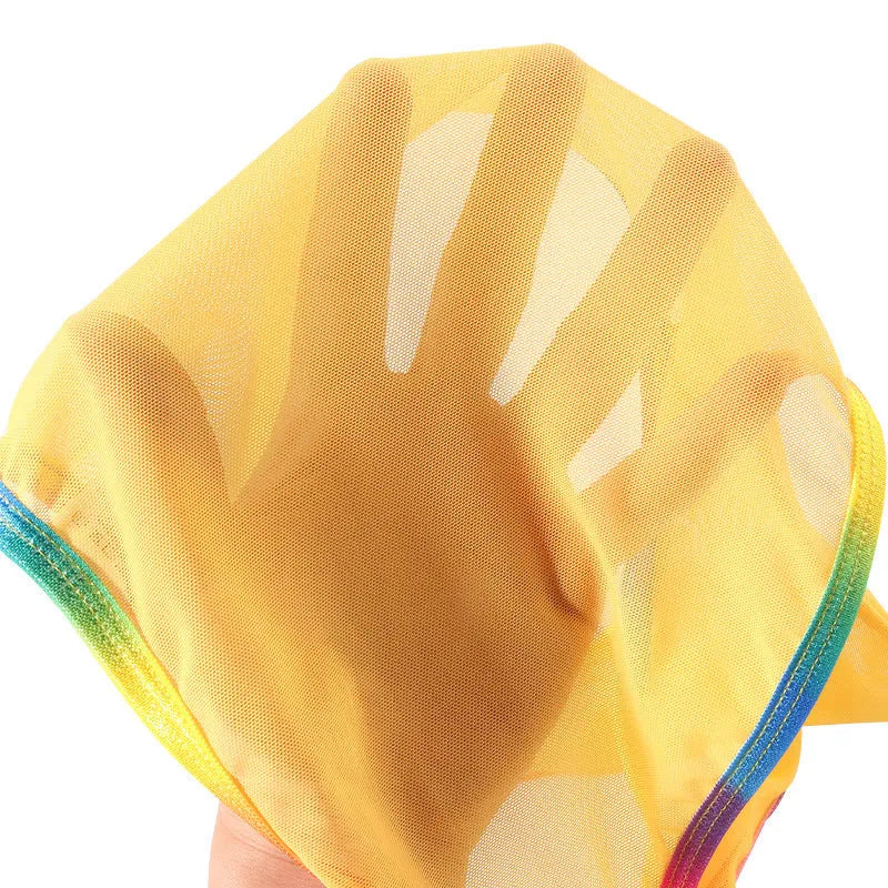 Mesh transparent quick-drying nylon panties for women in solid colour, breathable brief style