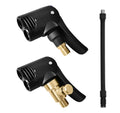Two-in-one vehicle air conversion inflatable chuck connector with 16cm clarinet tube